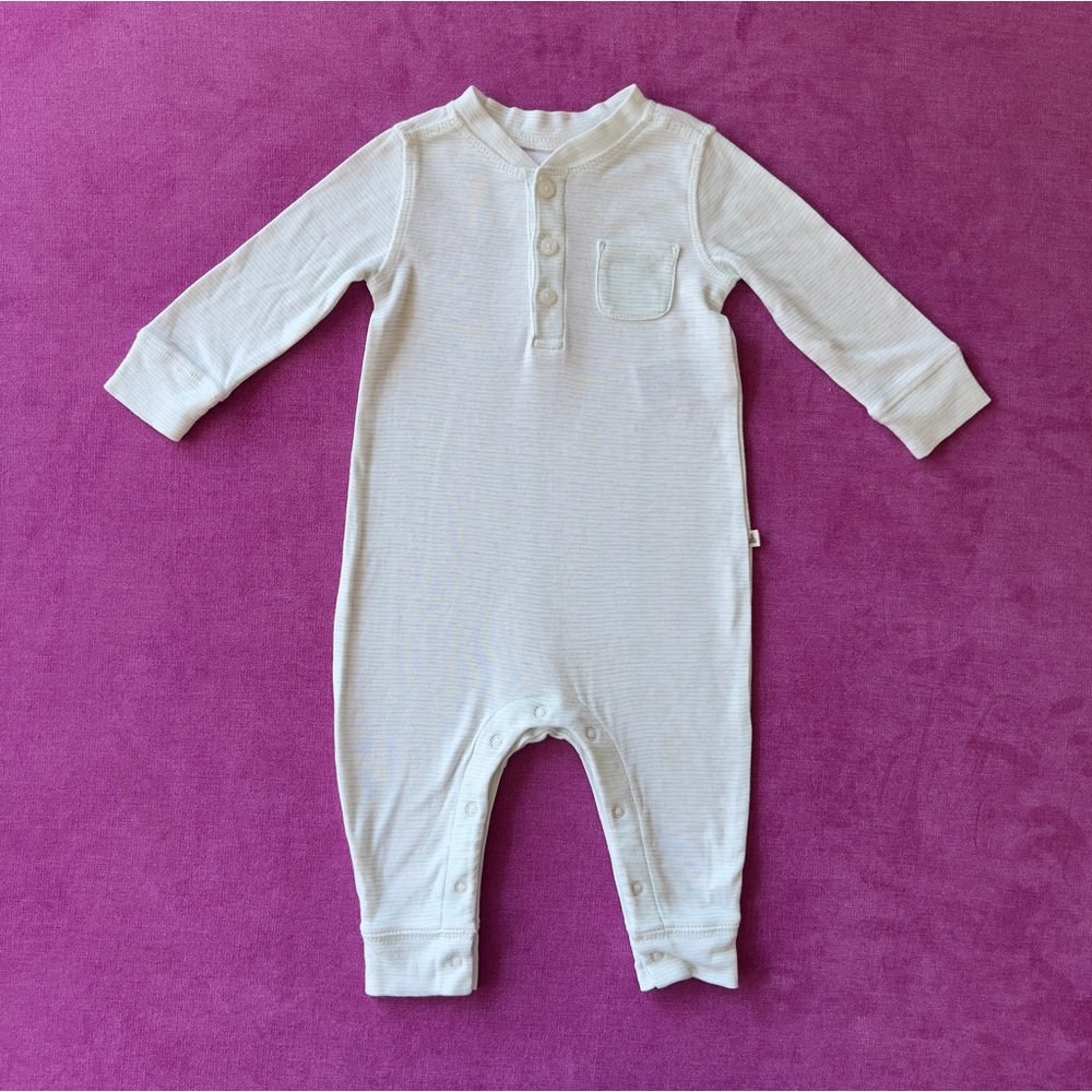 Gap Striped Henley Jumpsuit